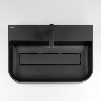 Håndvask <strong>Arnika</strong>  Rektangulær Sort Mat 60x40 cm
