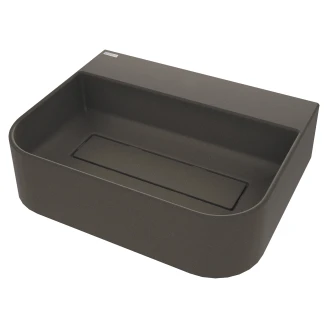 Håndvask <strong>Arnika</strong>  Rektangulær Antracit Metallisk Mat 50x40 cm