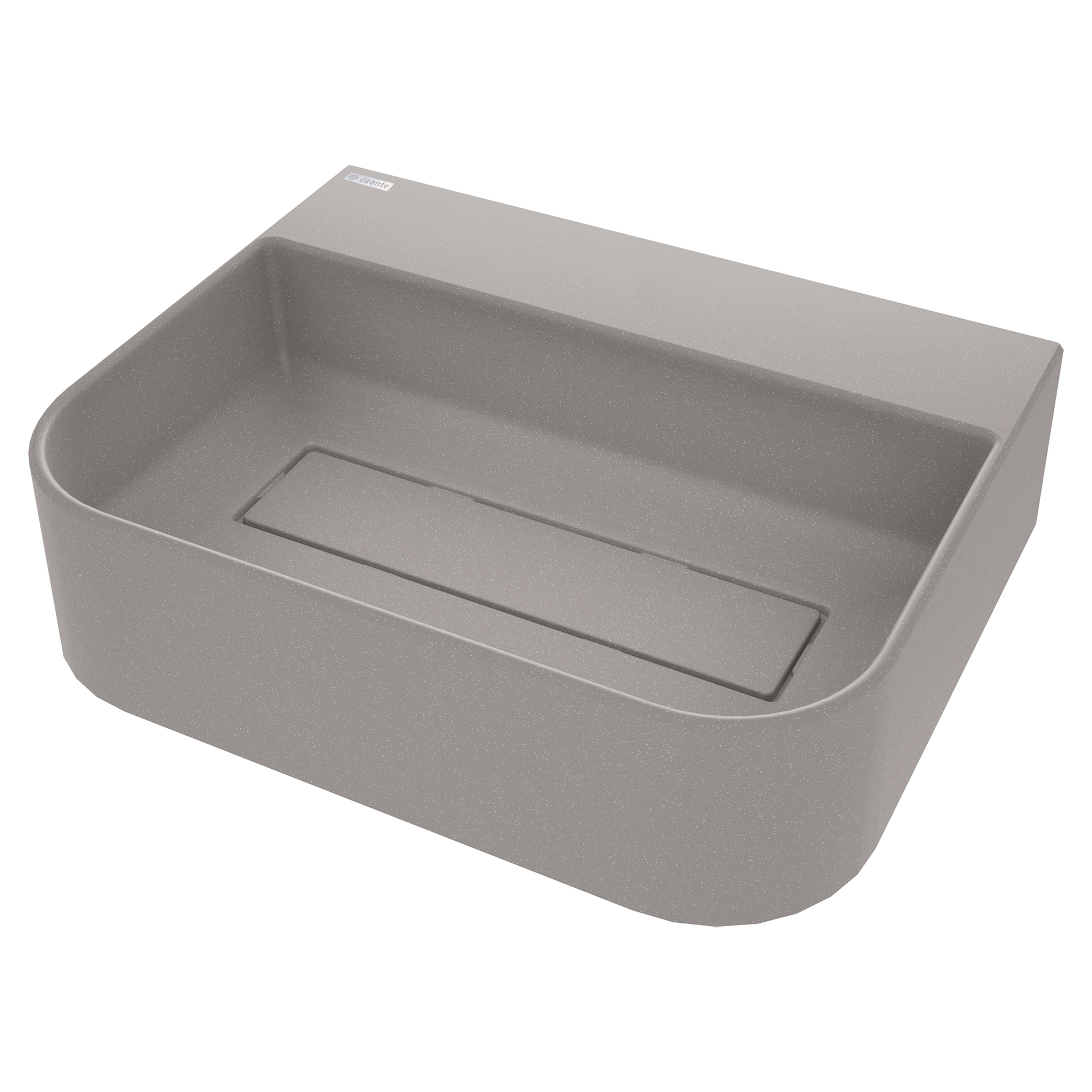 Håndvask Arnika Rektangulær Grå Metallisk Mat 50x40 cm