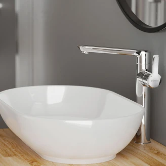 Vandhaner <strong>Arnika</strong>  Krom Blank Høj med Forlænget Tud