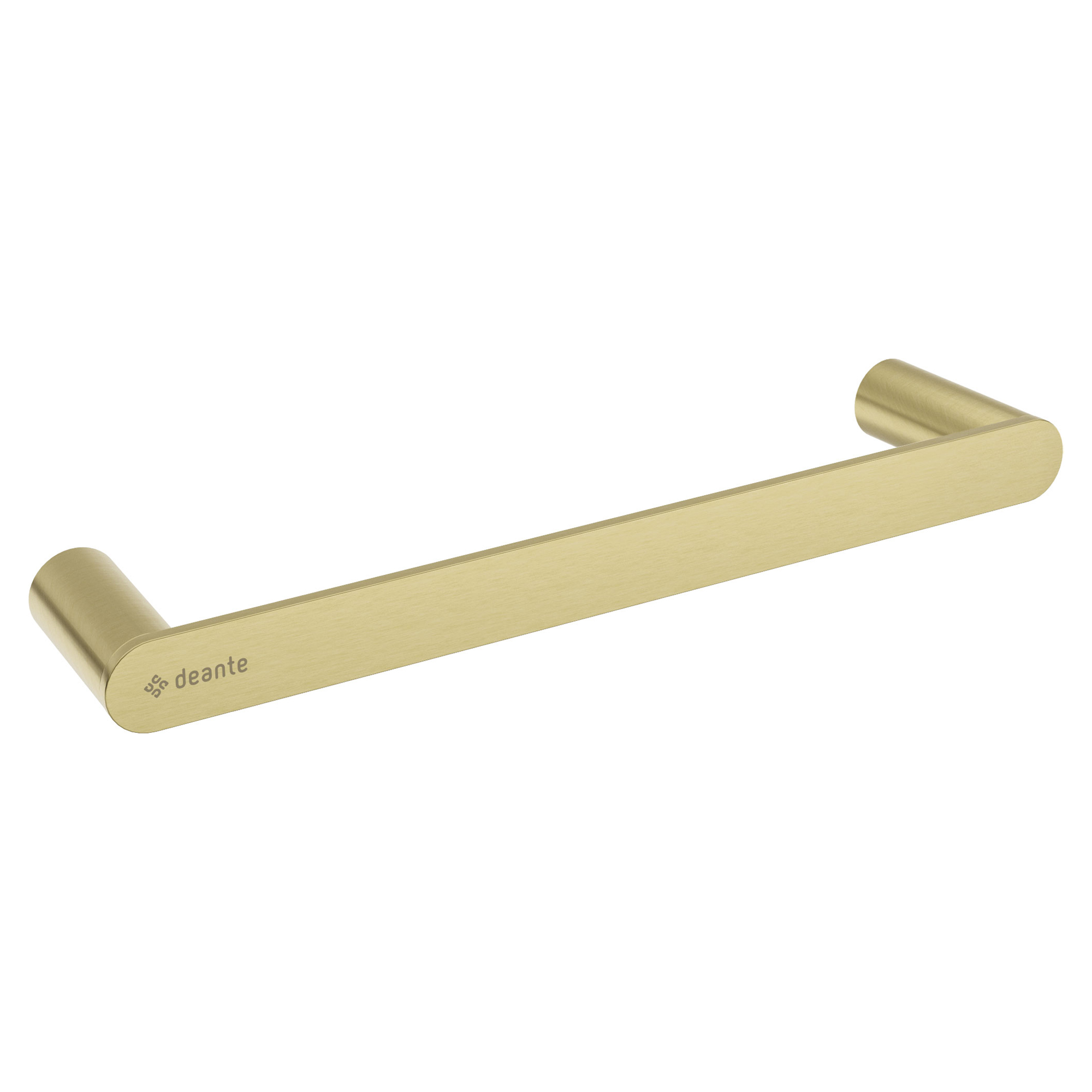 Håndklædestang Round 30 cm Børstet Guld Mat