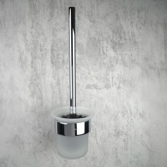 Væghængt Toiletbørste S <strong>Round</strong>  Krom Blank