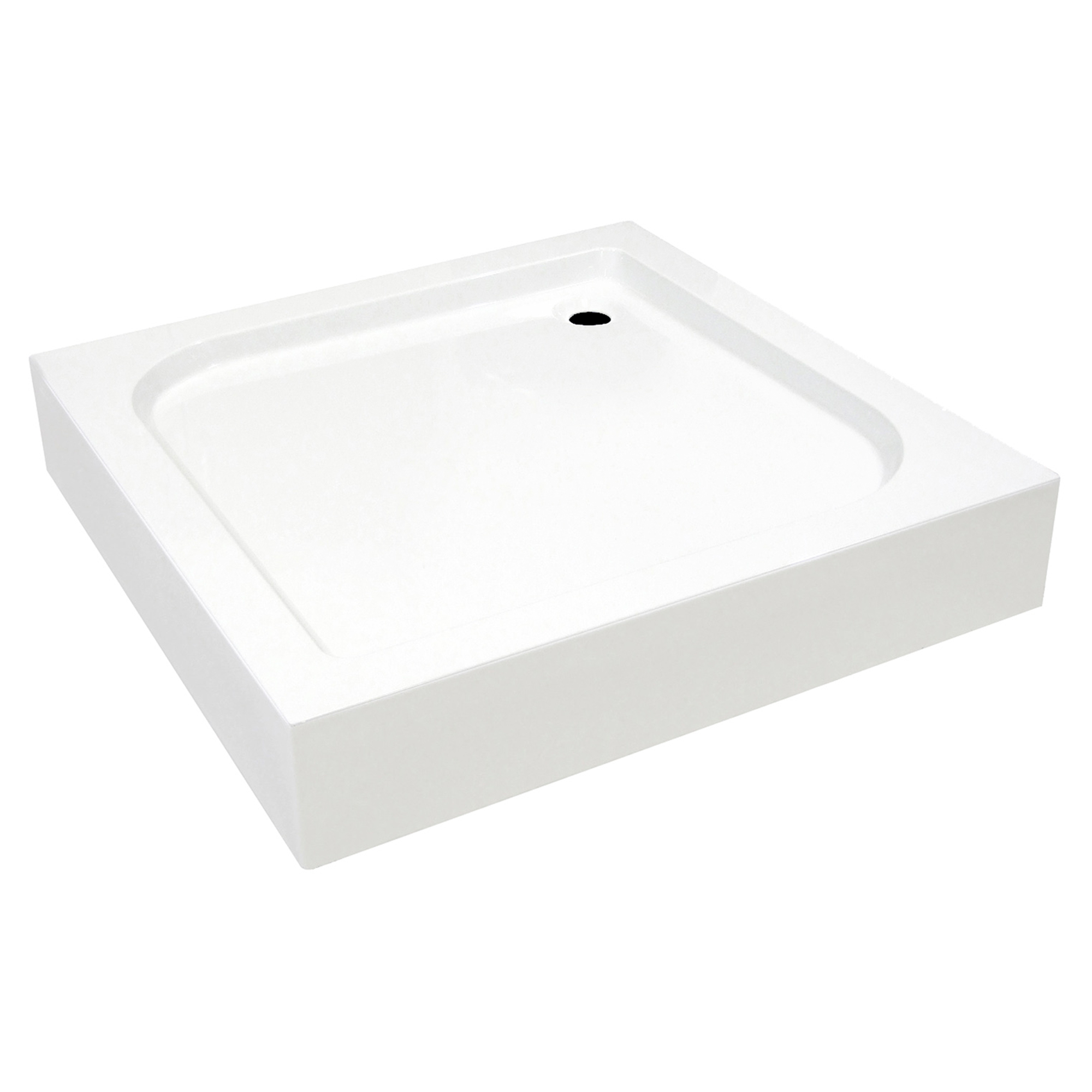 Brusebakke Sirocco 80x80 cm Firkantet Hvid Blank