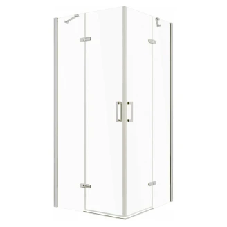 Brusehjørne <strong>Vitria</strong>  90x90 cm Firkantet Krom Blank