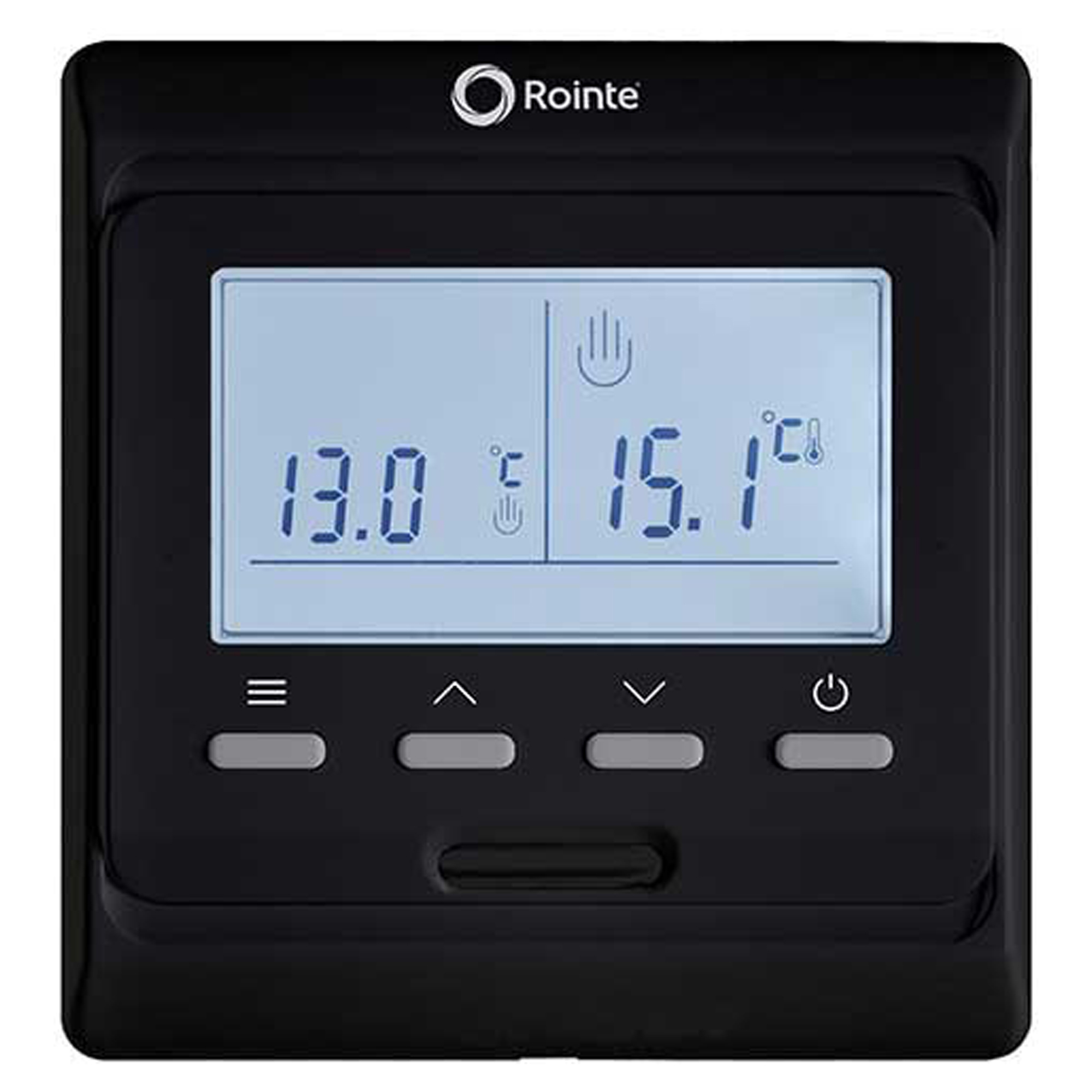 Rointe Programmerbar Digital Termostat ST2 Sort Mat