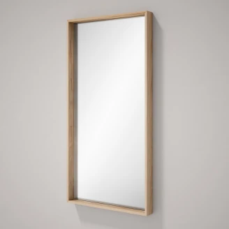 Spejl <strong>Brera</strong>  50x100 cm Træ Beige Mat