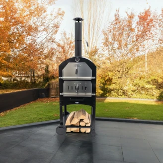 BonFeu Sæt med Pizzaovn Heat Sort & Pizzaspatel