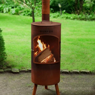 BonFeu Grillsæt med BonTino Ildsted Cortenstål & Plancha