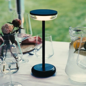 Solcellebordlampe <strong>Solvy</strong>  Sort Mat