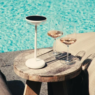 Solcellebordlampe <strong>Solvy</strong>  Hvid Mat