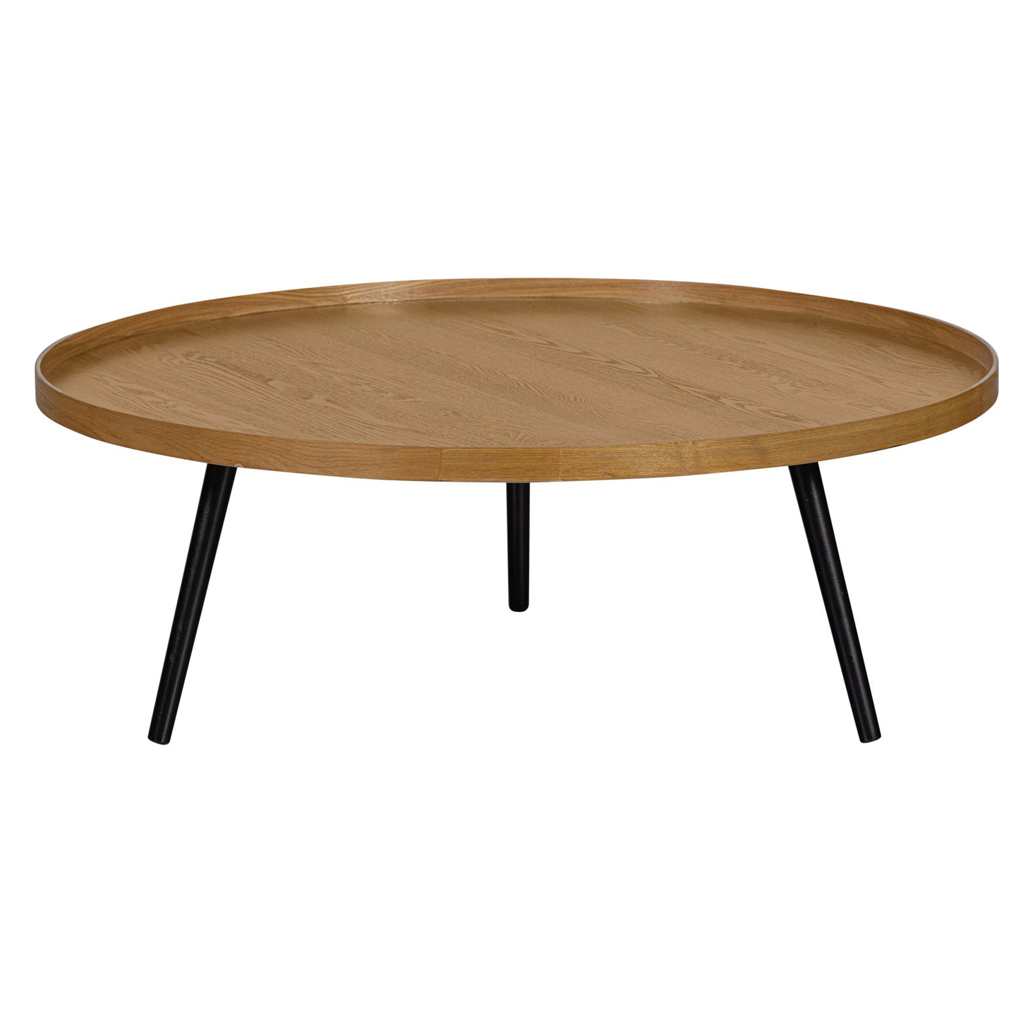 Woood Sofabord Mesa Naturlig, Sort XXL