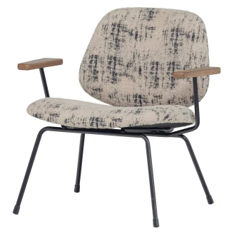 Woood Stol med Armlæn <strong>Aure</strong>  Beige