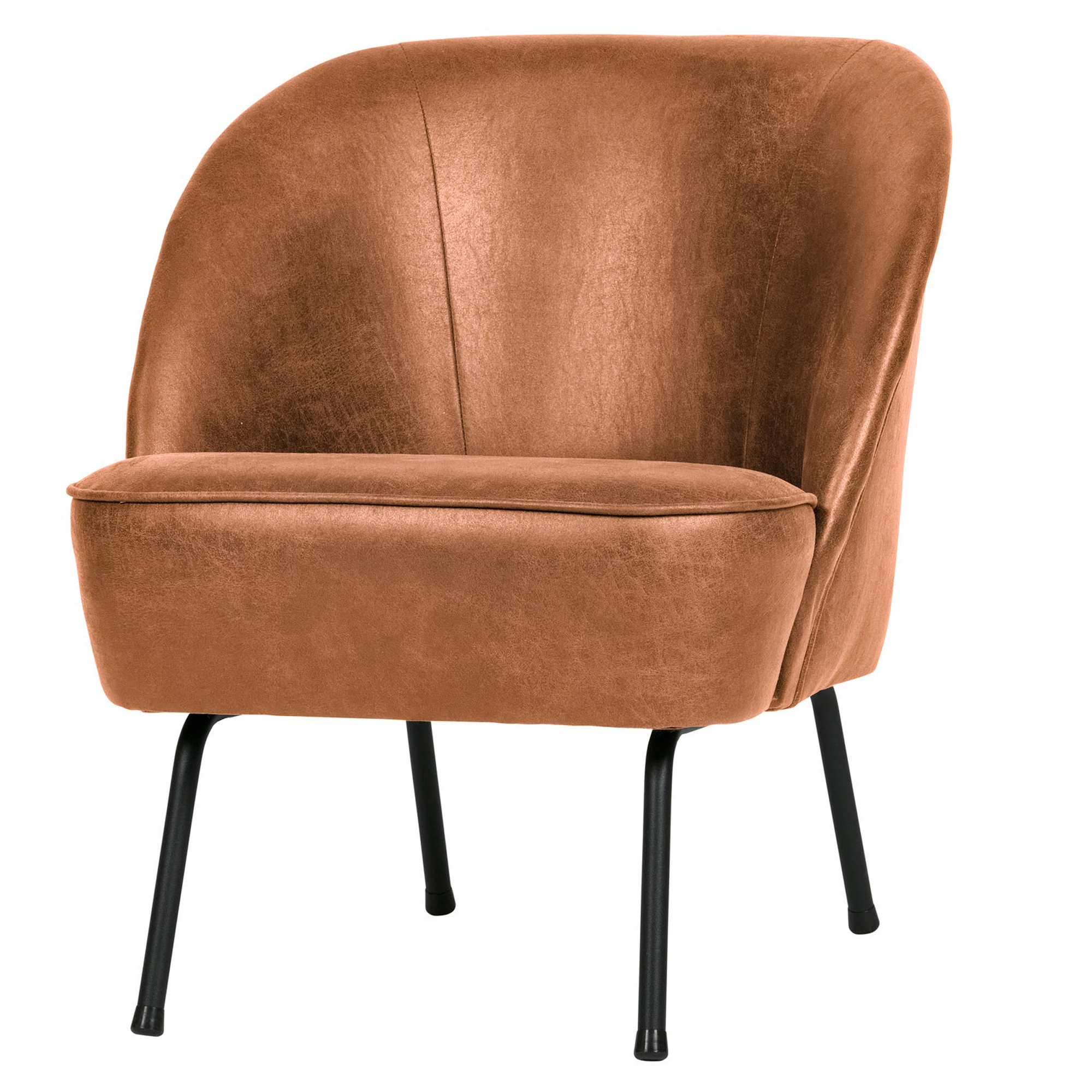 Woood Lænestol Vogue Alpha Cognac Eco-Læder