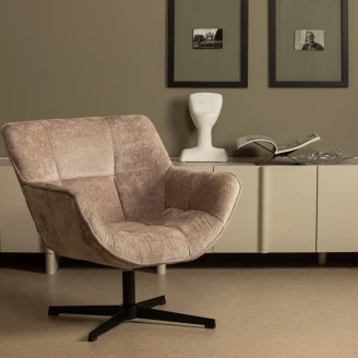 Woood Loungestol <strong>Wibo</strong>  Taupe