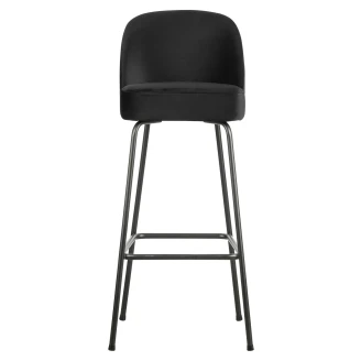 Woood Barstol 80 cm <strong>Vogue Alpha</strong>  Sort Fløjl