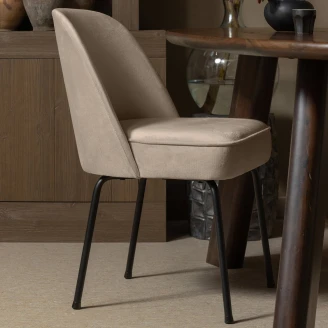 Woood Stol <strong>Vogue Alpha</strong>  Khaki Fløjl