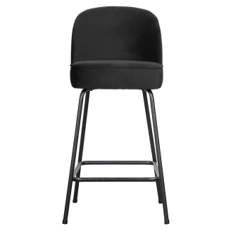 Woood Barstol <strong>Vogue Alpha</strong>  Sort Fløjl 65 cm