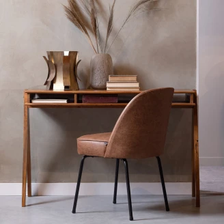 Woood Stol <strong>Vogue Alpha</strong>  Cognac Eco-Læder