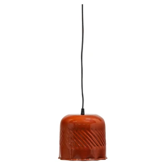 Woood Hængelampe <strong>Arleso</strong>  Orange, Brun