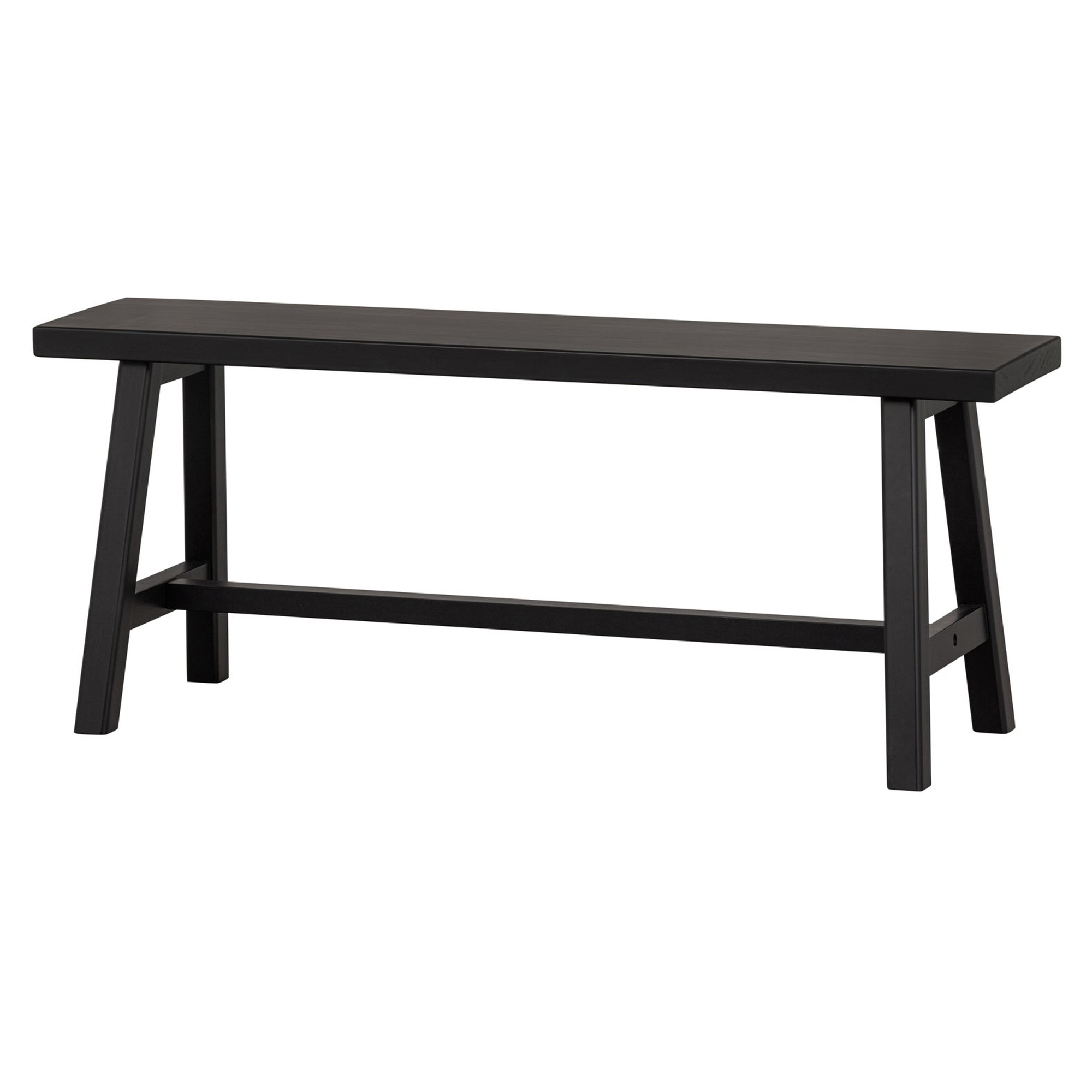 Woood Bænk Imme Sort 110 cm