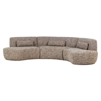 Woood Sofa 6-personers <strong>Batavier</strong>  Lysebrun
