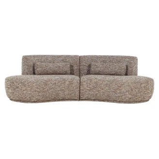 Woood Sofa 4-personers <strong>Batavier</strong>  Lysebrun