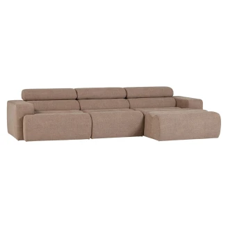 Woood Sofa Højre <strong>Novi</strong>  Taupe