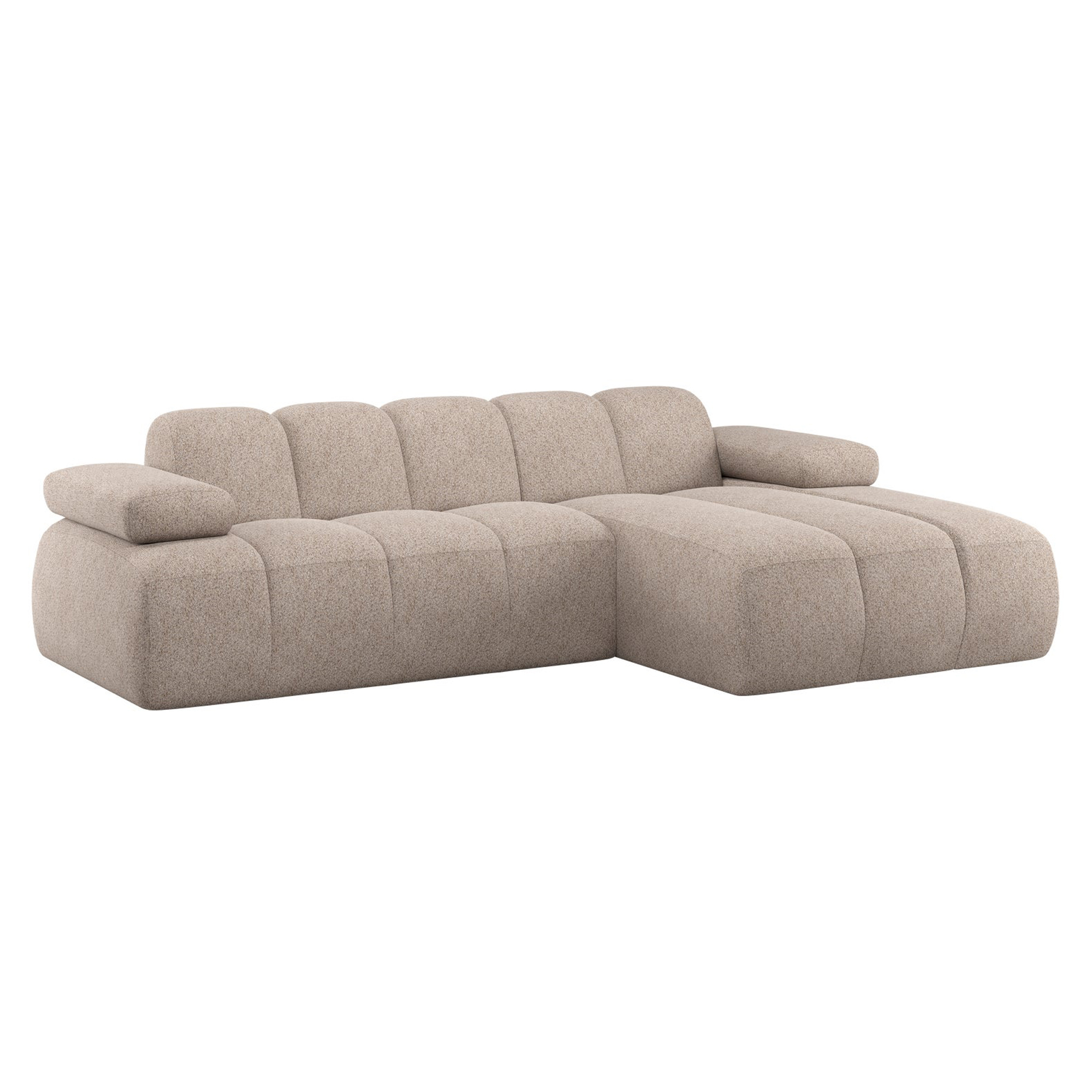 Woood Sofa Højre Mojo Mørksand 285 cm
