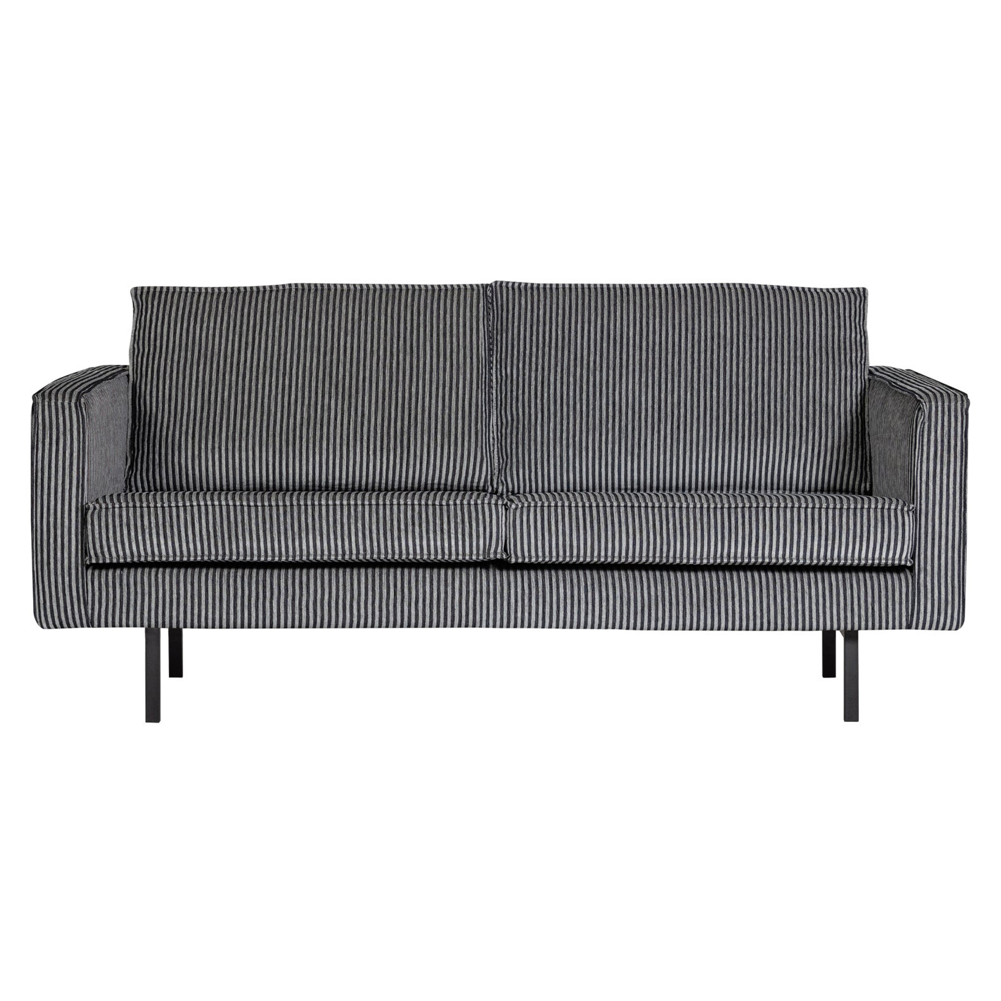 Woood Sofa 2,5-personers Rodeo Sort, Grå Stribet