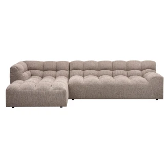 Woood Sofa Venstre Allure Lysebrun