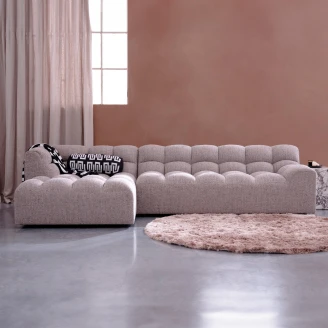 Woood Sofa Venstre Allure Lysebrun
