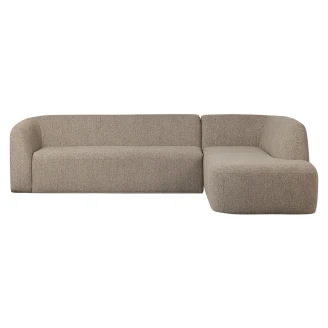 Woood Hjørnesofa Højre <strong>Sloping</strong>  Beige