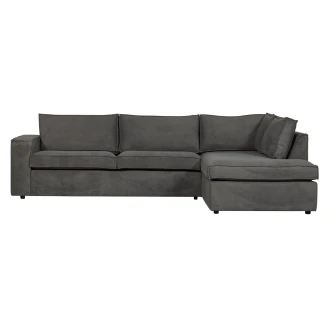 Woood Hjørnesofa Højre <strong>Thomas</strong>  Mørkegrå