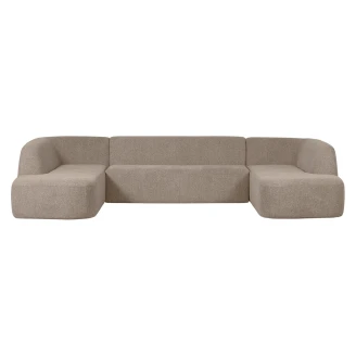 Woood Sofa U-formet <strong>Sloping</strong>  Beige