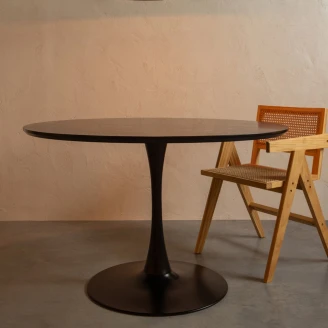 Woood Spisebord <strong>Sammy</strong>  Sort Ø 120 cm