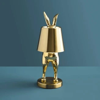 Werner Voss LED-Bordlampe Hiding Rabbit Guld
