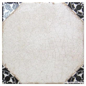 Klinker <strong>Veranda</strong>  Hvid-Sort Mat-Blank 23x23 cm