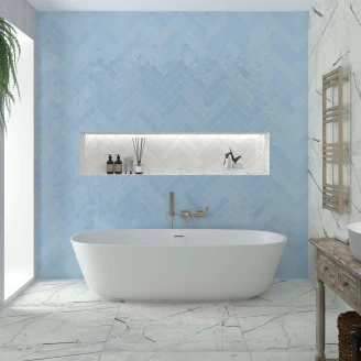 Dune Vægflise <strong>Altea</strong>  Blå Blank 8x30 cm