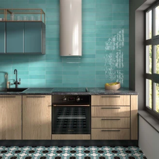 Dune Vægflise <strong>Altea</strong>  Aqua Blank 8x30 cm