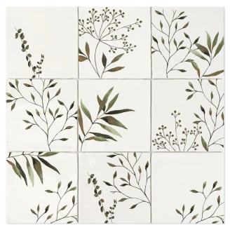 Dune Vægflise <strong>Tabarca</strong>  Olivia Green Blank 15x15 cm