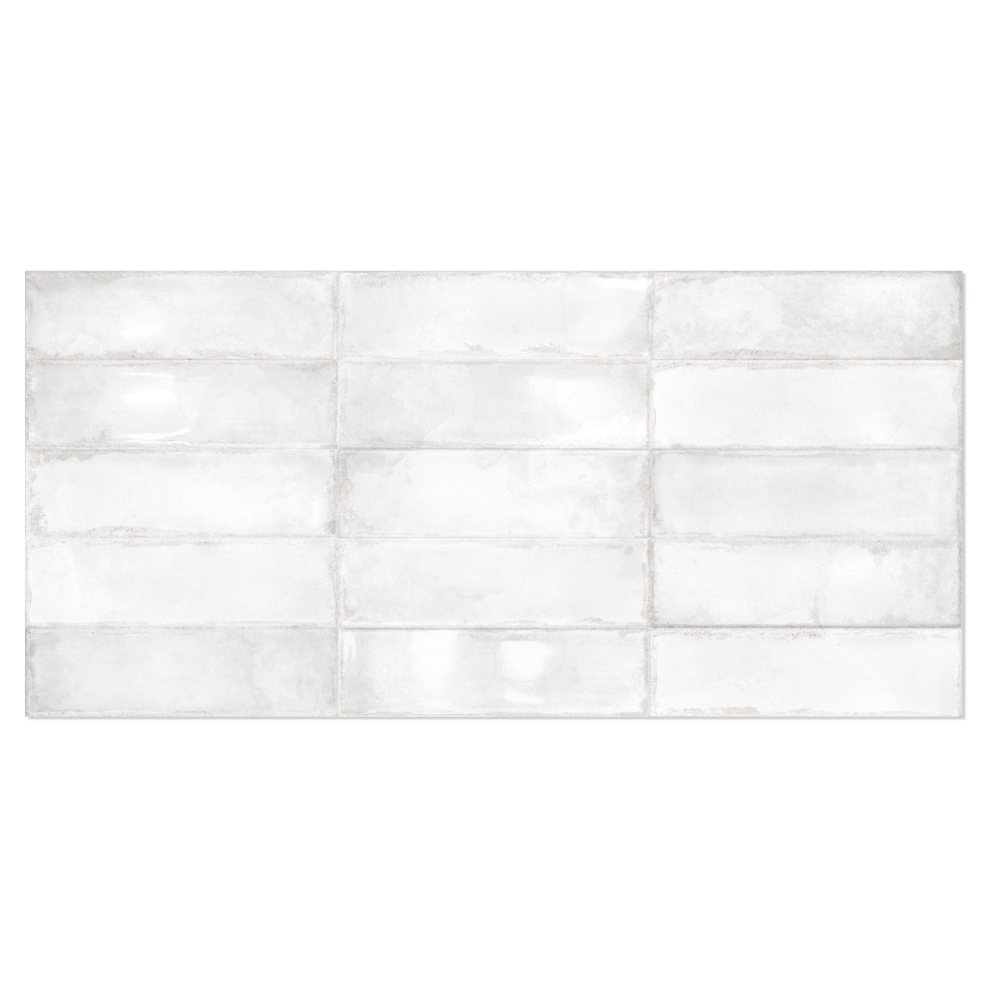 Dune Vægflise Atlantique Hvid Blank 7x24 cm