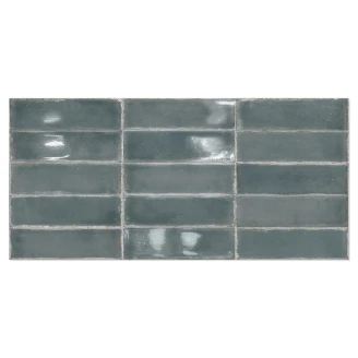 Dune Vægflise <strong>Atlantique</strong>  Blå Blank 7x24 cm
