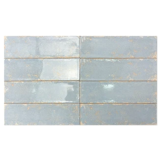 Dune Vægflise <strong>Antiga</strong>  Blå Blank 7x24 cm