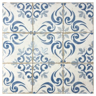 Dune Klinker <strong>Antiga</strong>  Barraquetes Azul Mat 20x20 cm