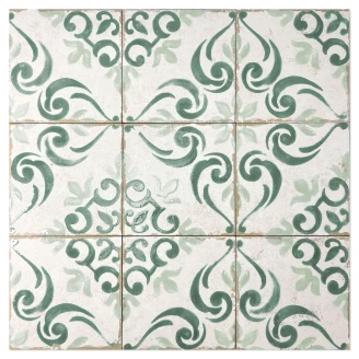 Dune Klinker <strong>Antiga</strong>  Barraquetes Verde Mat 20x20 cm