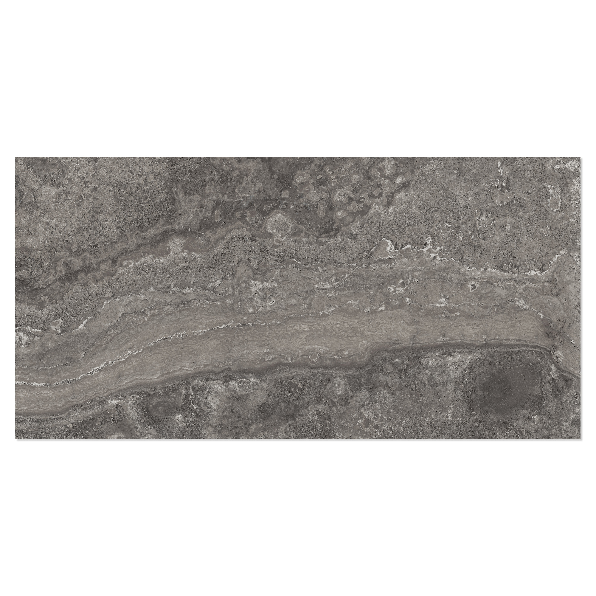 Klinker Lithos Mørkegrå Mat-Struktur 3D 60x120 cm