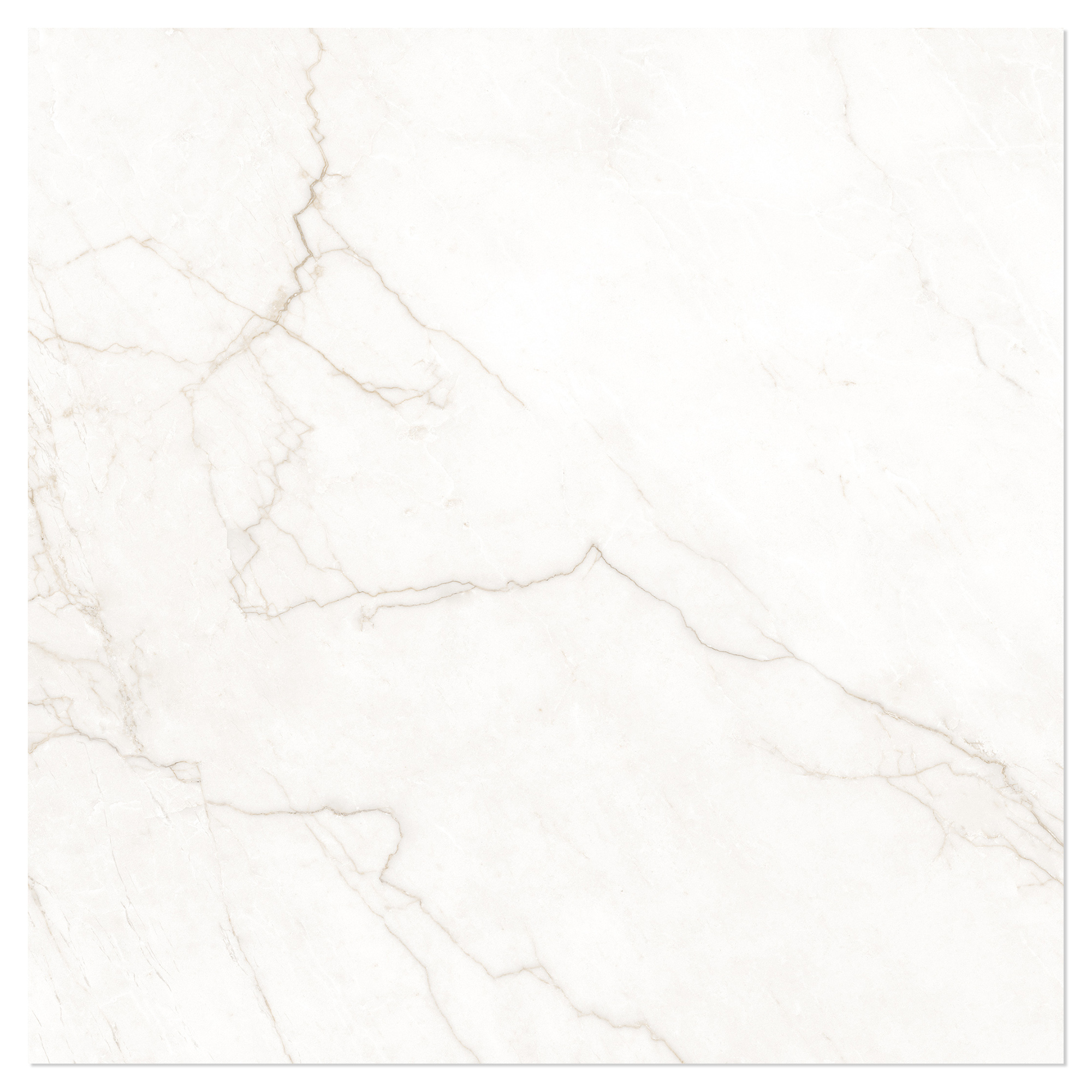 Marmor Klinker Venata Hvid-Guld Mat 90x90 cm
