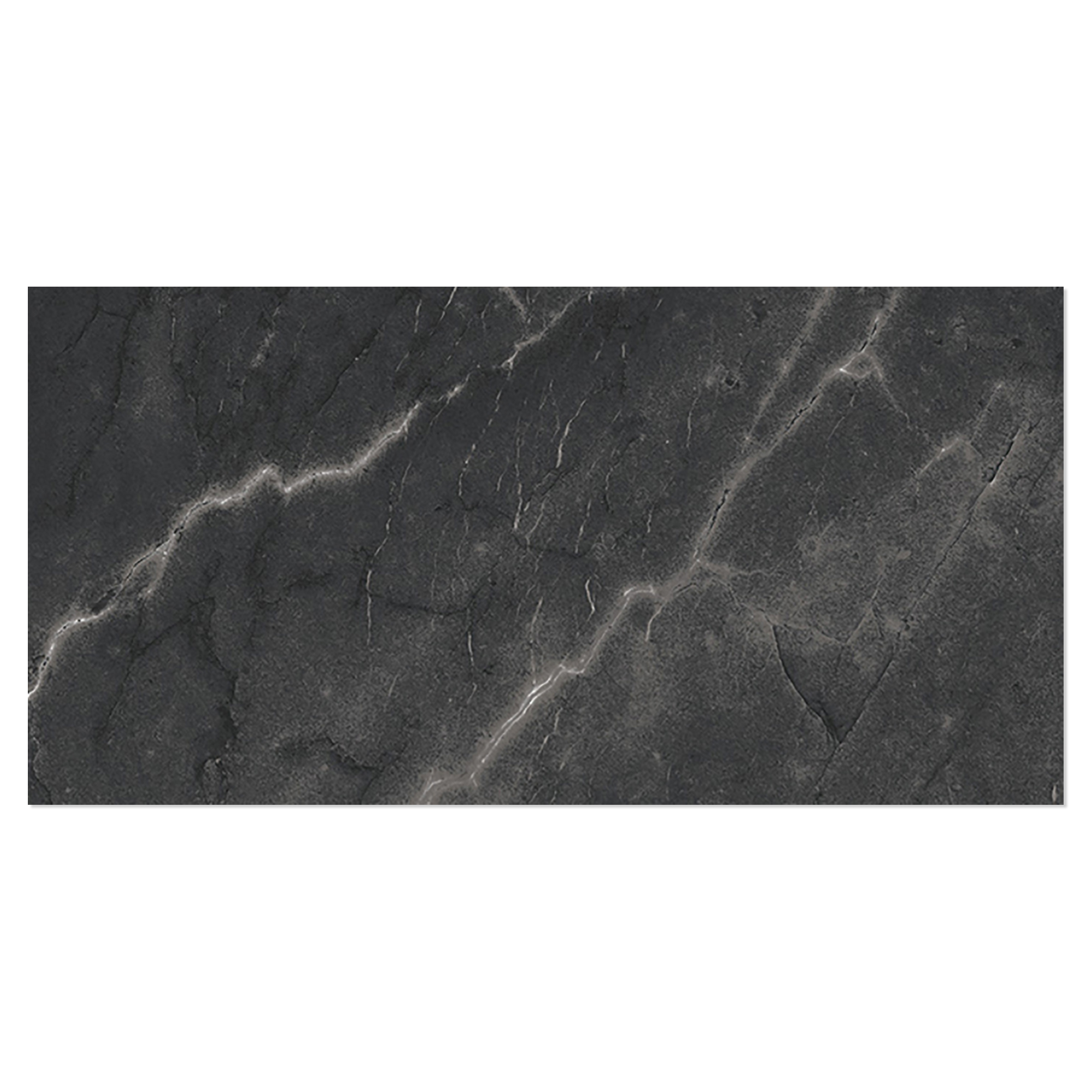 Marmor Klinker Venata Sort Mat 30x60 cm