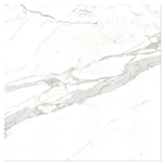Marmor Klinker <strong>Celesta</strong>  Hvid-Grå Mat 90x90 cm