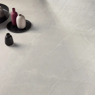 Marmor Klinker <strong>Celesta</strong>  Perlegrå Mat-Struktur 3D 90x90 cm